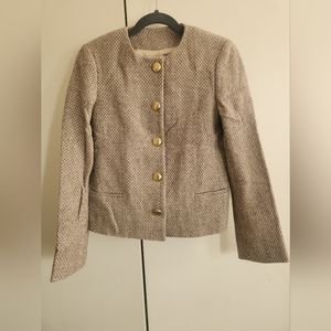 Rosetta Getty boucle virgin wool jacket Size 0